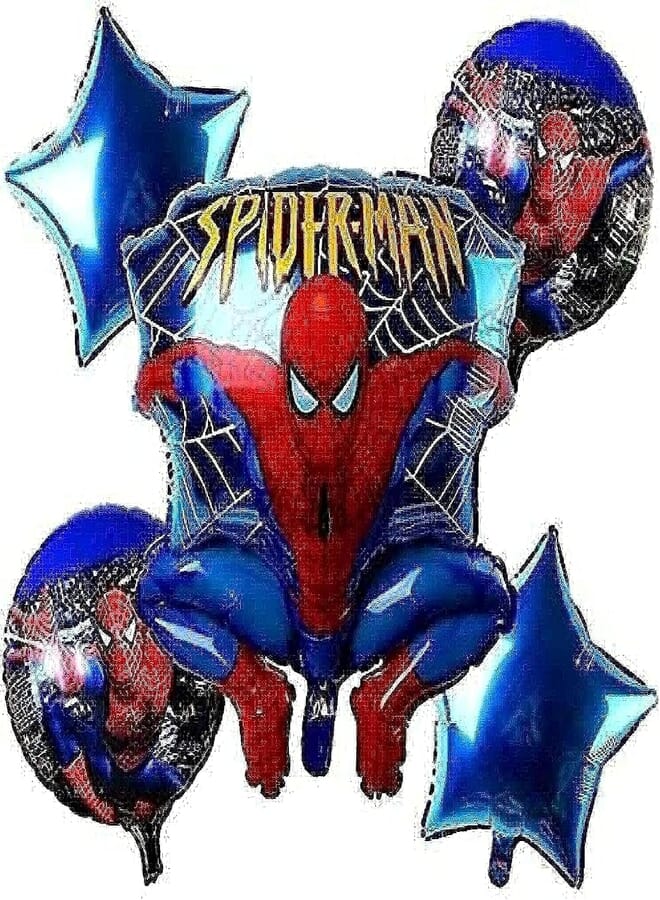 Secret Balloon 5pcs Spider-Man Balloon Ball Set