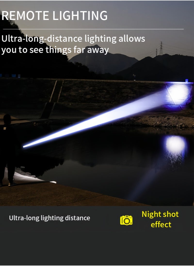 Leon Home Camping Flashlight | 9 Modes 1000~2000 Lumens High Brightness |  30W LED | COB Side Light Magnetic Base | Portable Outdoor Accessories for Hiking/Camping  - Image 5