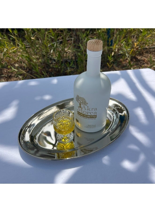 Akra Morea Premium Organic Greek Extra Virgin Olive Oil (500ml) | High Polyphenol EVOO (596 mg/kg as Tyrosol) | Cold Pressed, Hand Picked, High Phenolic Greek Olive Oil - Image 5