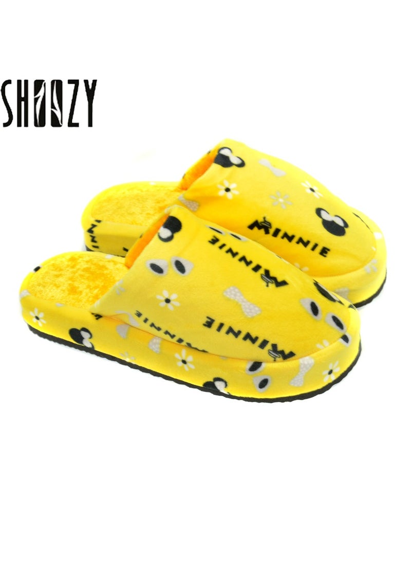 shoozy Flat Rubber Plush Flip Flop Slippers  - Image 2