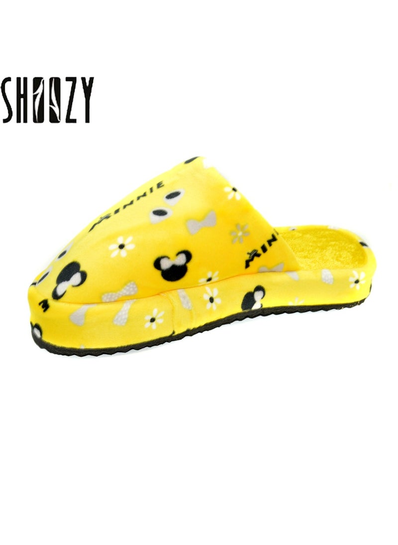 shoozy Flat Rubber Plush Flip Flop Slippers  - Image 3