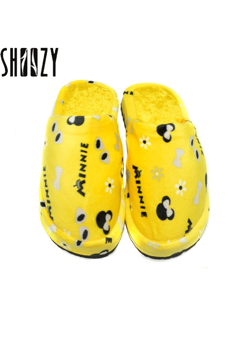 shoozy Flat Rubber Plush Flip Flop Slippers  - Image 4