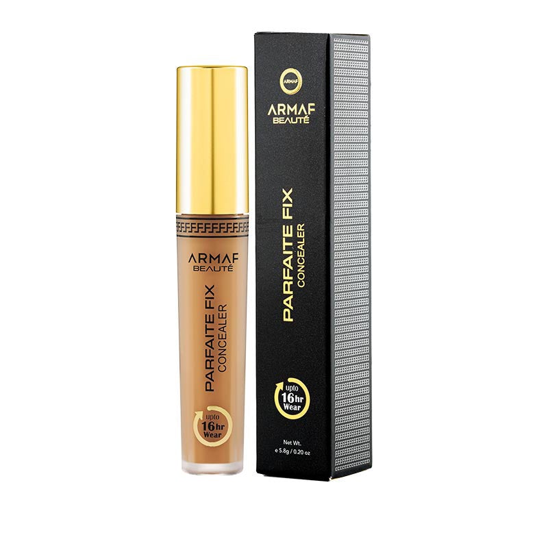 Armaf Beaute أرماف بيوتي مكياج الوجه 16 ساعة بارفيت فيكس كونسيلر 5.8 جرام لون بيج، تركيبة سائلة نباتية، تغطية قابلة للبناء، لمسة نهائية ناعمة غير لامعة، تغطي العيوب والهالات السوداء، لجميع أنواع البشرة - Image 3