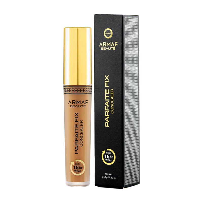 Armaf Beaute أرماف بيوتي مكياج الوجه 16 ساعة بارفيت فيكس كونسيلر 5.8 جرام لون بيج، تركيبة سائلة نباتية، تغطية قابلة للبناء، لمسة نهائية ناعمة غير لامعة، تغطي العيوب والهالات السوداء، لجميع أنواع البشرة - Image 2