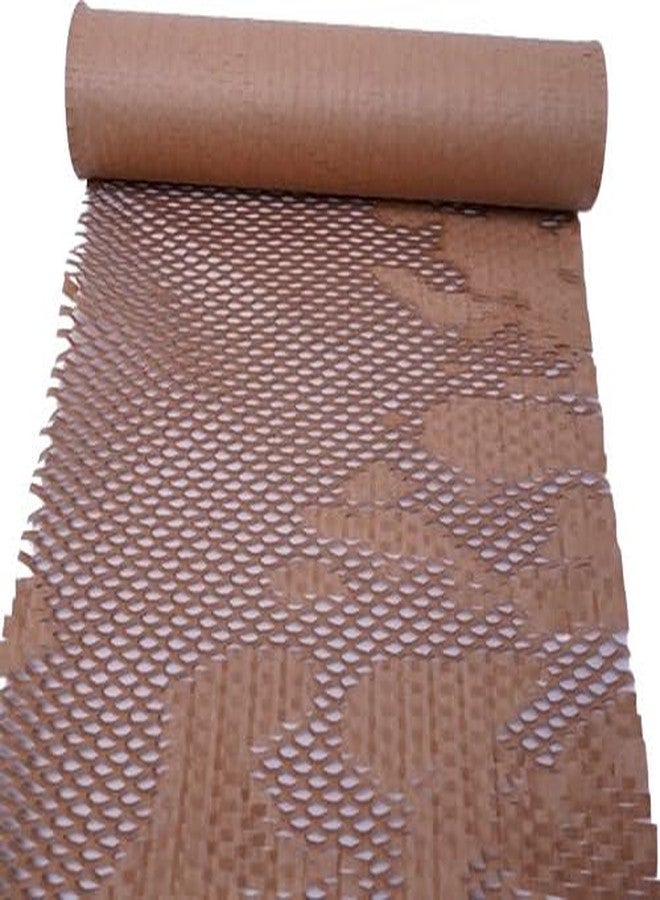 JPPL paper honeycomb roll | Expands hex to 16 meter | Plastic alternative | Packaging & shipping supplies bubble wrap roll| (390mm / 16 inch x10 meter) (Brown) - Image 3