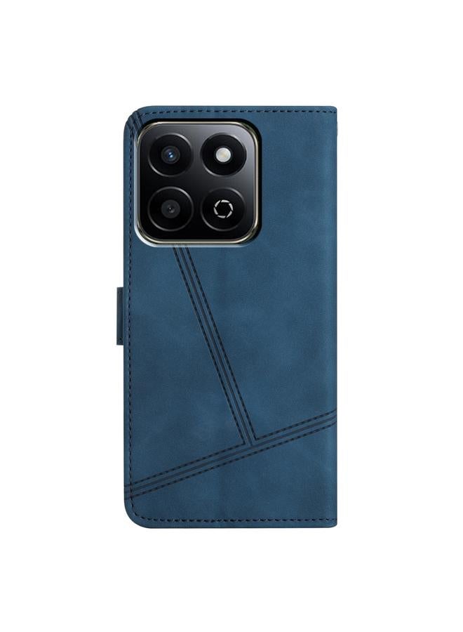 S-TOP Case For Honor X7C 4G / 200 Smart Skin-feel Stitching Leather Phone Case - Image 3