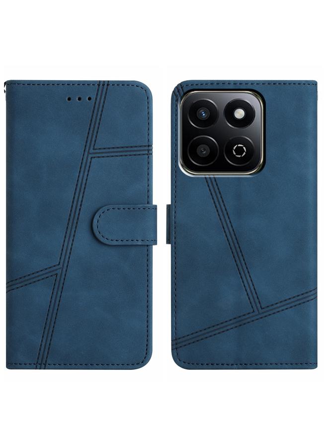 S-TOP Case For Honor X7C 4G / 200 Smart Skin-feel Stitching Leather Phone Case - Image 1