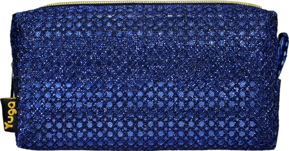 Yuga Makeup Bag Mesh Dark Navy Blue