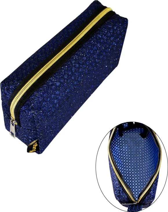 Yuga Makeup Bag Mesh Dark Navy Blue