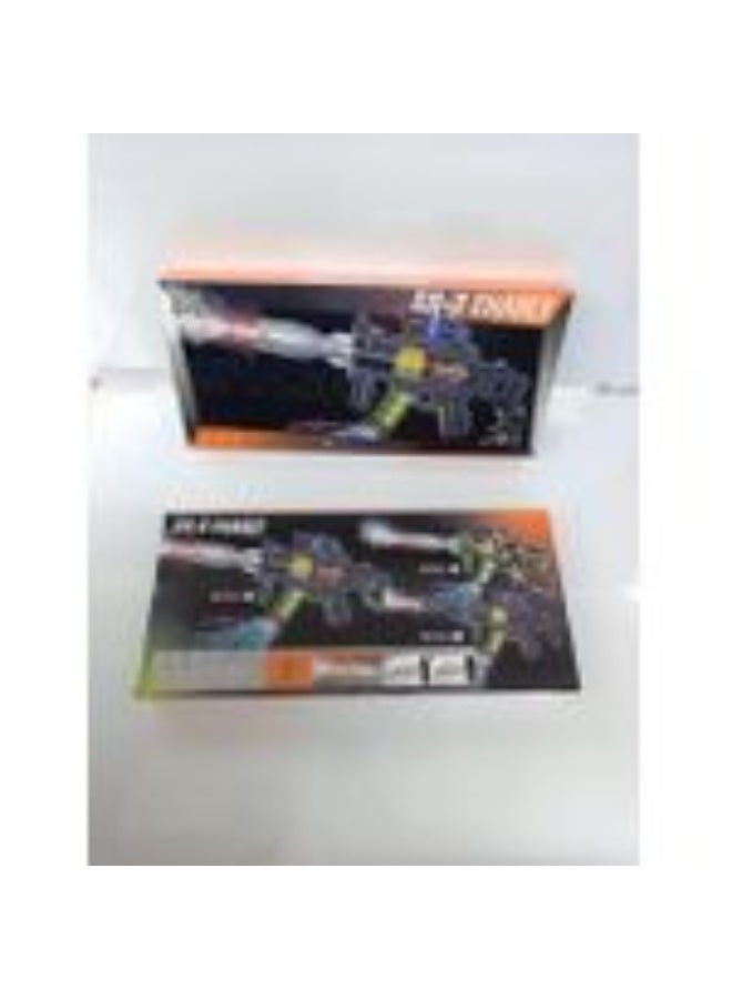 Chaser Laser Gun with Light Projector, Battery Operated Toy Gun, LED Light Effects, Realistic Sound, Pretend Play Toy for Kids, Black - Image 1