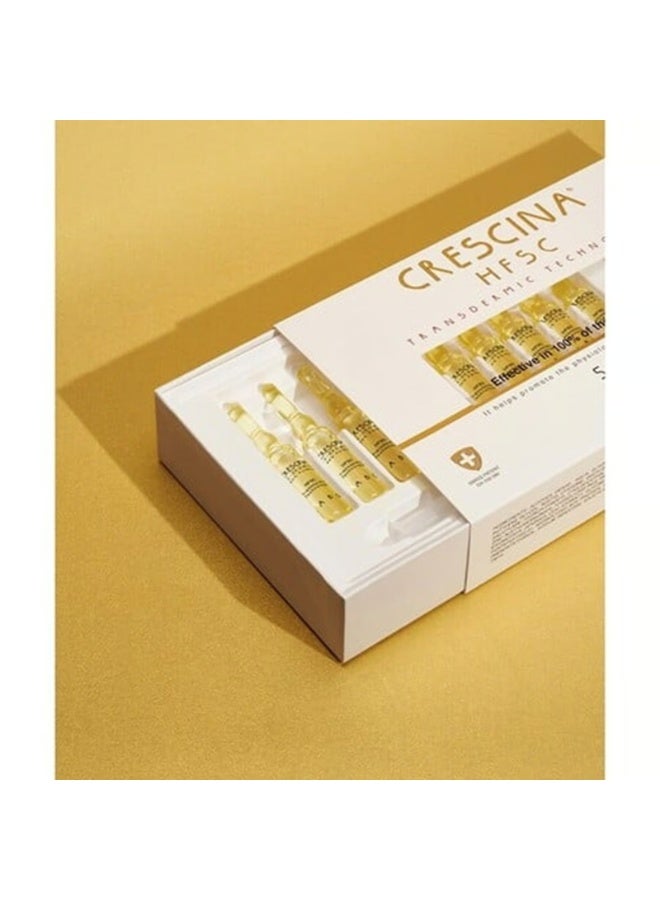 كريسينا أمبولات كريسينا HFSC Transdermic 500 للنساء لنمو الشعر 3.5 مل × 20 - Image 2
