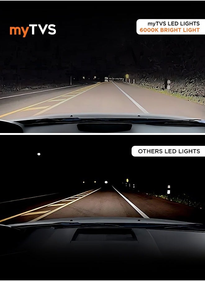 myTVS myTVS 200W LED Car Headlight Bulbs | 20000LM Super Bright 6000K LED Conversion Kit | High Power Waterproof Headlamps | Plug & Play, Long-Lasting LED9-HB4  - Image 5