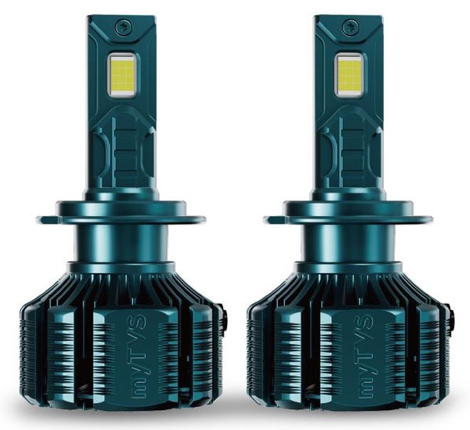 myTVS مصابيح أمامية LED للسيارات myTVS 200W | مجموعة تحويل LED فائقة السطوع 20000LM 6000K | كشافات عالية القوة مقاومة للماء | توصيل وتشغيل، LED9-HB4 تدوم طويلاً - Image 1