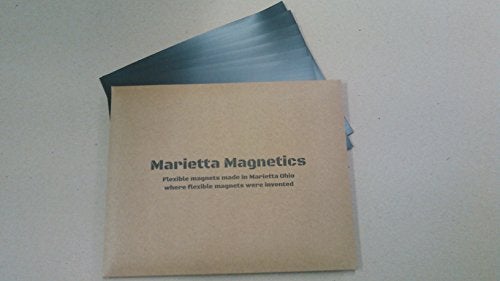 WONSUN Marietta Magnetics 25 Magnetic Sheets of 8 x 10 Adhesive 20 mil