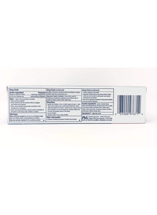 Crest Prohealth Advanced Sensitive & Enamel Shield Toothpaste 5.1 Oz (Pack Of 2) - Image 3