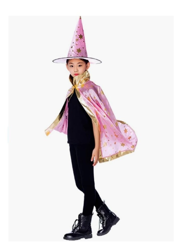 Costume for Kids, Girls Dress Up, Wizard Cloak Witch Cape with Wizard Hat Party Prop Costume for Boys Girls Party Supplies - pzsku/Z4D6604432A68A5A6CD7AZ/45/_/1696664336/0920ba4e-7b80-4448-bf95-3bd8b9f97348