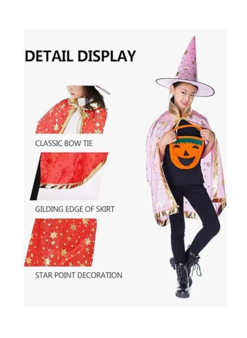 Costume for Kids, Girls Dress Up, Wizard Cloak Witch Cape with Wizard Hat Party Prop Costume for Boys Girls Party Supplies - pzsku/Z4D6604432A68A5A6CD7AZ/45/_/1696664337/5341886a-2aae-4e43-a68c-9a03164f625e