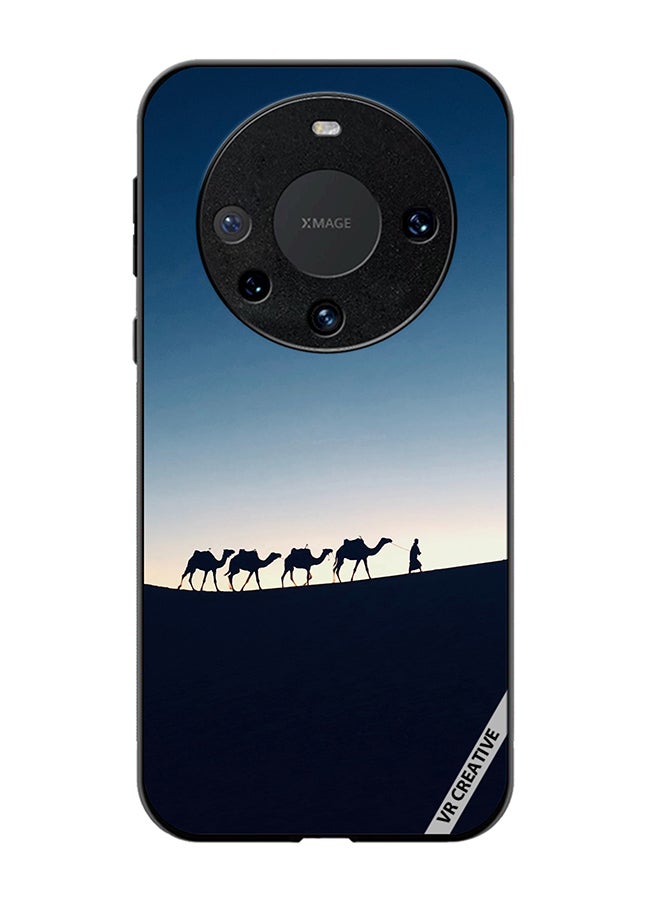 VR CREATIVE Protective Case Cover For Huawei Mate 60 Pro Camel Walking Design Multicolour - Image 1