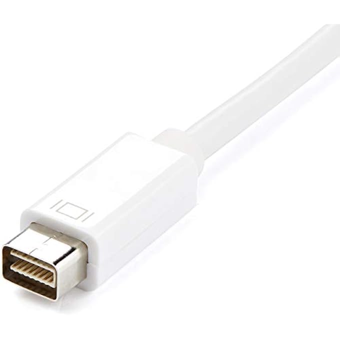 rayihni .COM MINI DVI TO HDMI VIDEO ADAPTER FOR MACBOOKS AND IMACS- M/F - MACBOOK MINI DVI ADAPTER - MINI DVI TO HDMI CABLE (MDVIHDMIMF), WHITE - Image 2
