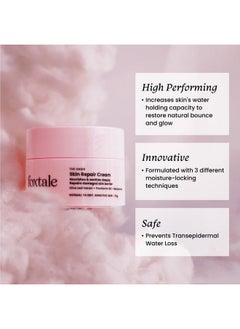 foxtale Intense Hydrating Winter Moisturising Cream | Olive Leaf Extract, Provitamin B5 And Niacinamide | Repairs Skin Barrier | For Glowing Skin | All Skin Type | 50 G  - Image 2