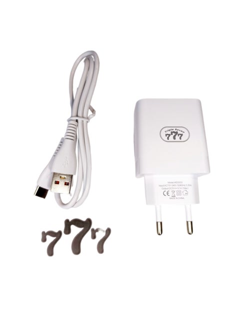 USB charger 3.1A with type-C charging cable
