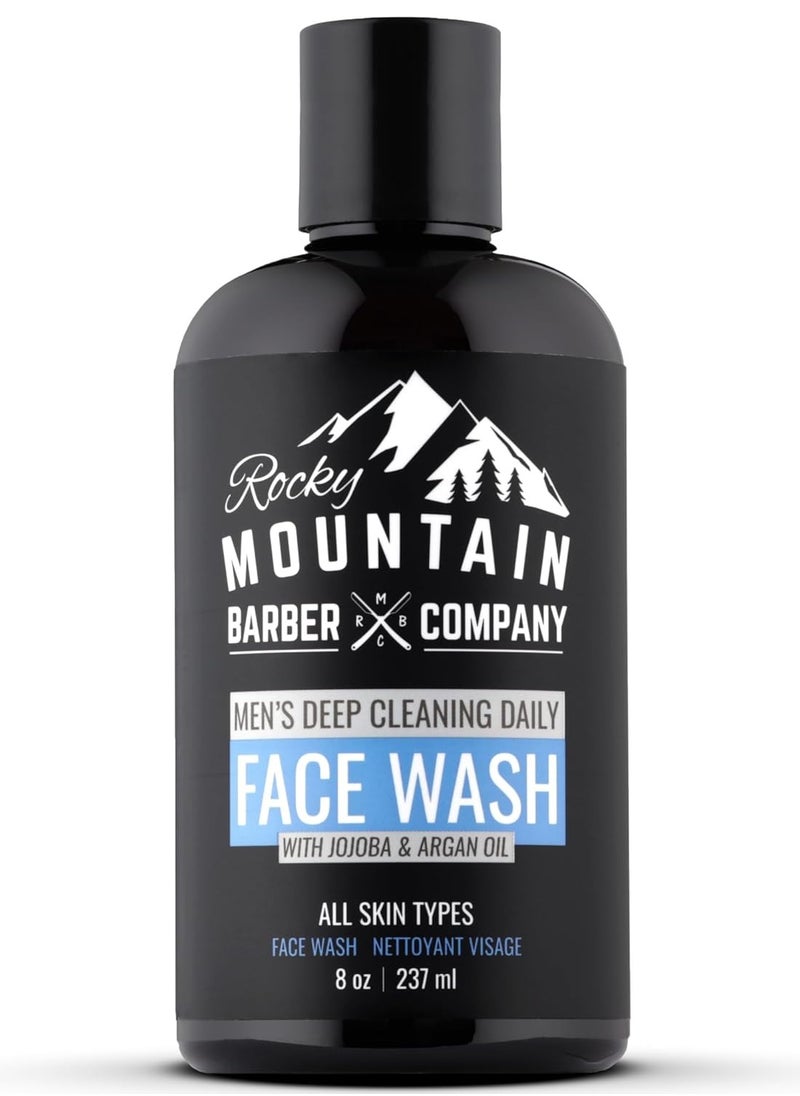 Rocky Mountain Barber Company Men's Daily Face Wash - With Jojoba Oil, Argan Oil, Chamomile Floral Water and Aloe Vera – unscented - 8 oz - pzsku/Z4D662A2E2EB4712FFF15Z/45/_/1740140009/e41fbed2-8413-495c-81e3-369ebbe250cd