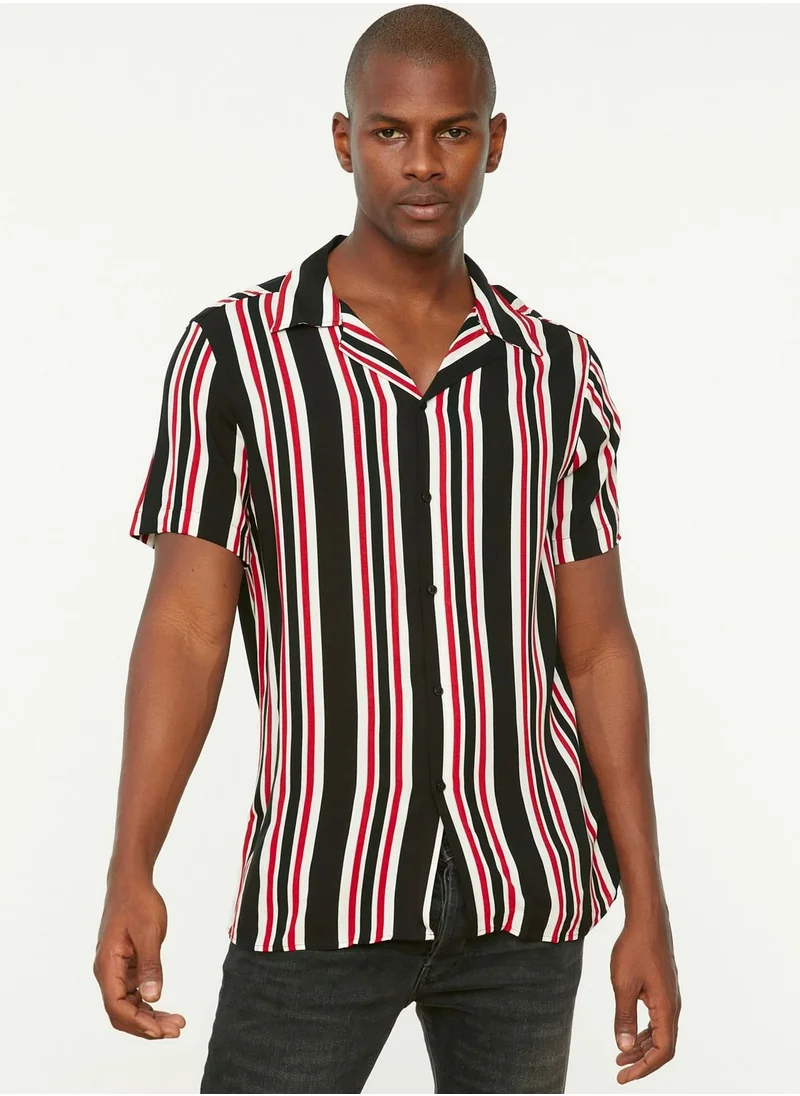 trendyol Striped Regular Fit Shirt