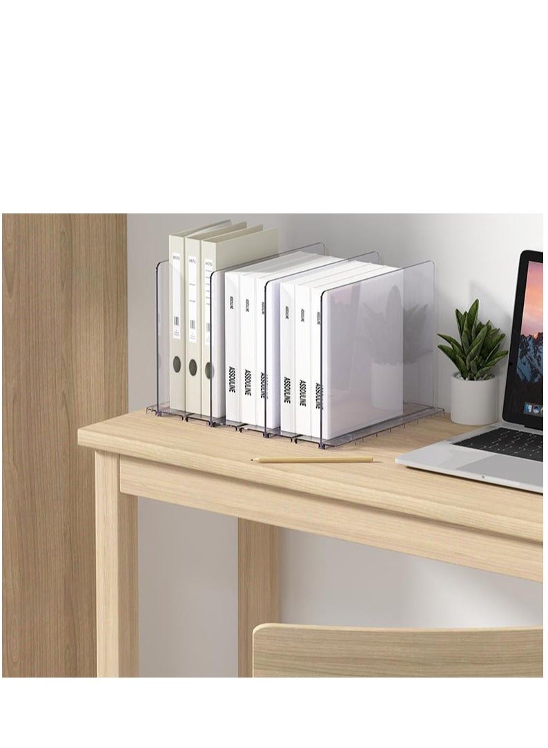 Golden Purse Organizer, Clear Bag Organizer for Closet, 2Set Acrylic Bag Display Stand Rack for Handbag/Pouch/Wallet, Adjustable Shelf Separator Dividers for Kitchen Pantry,Cabinet,Clothes Wardrobe,Bookshelf  - Image 5