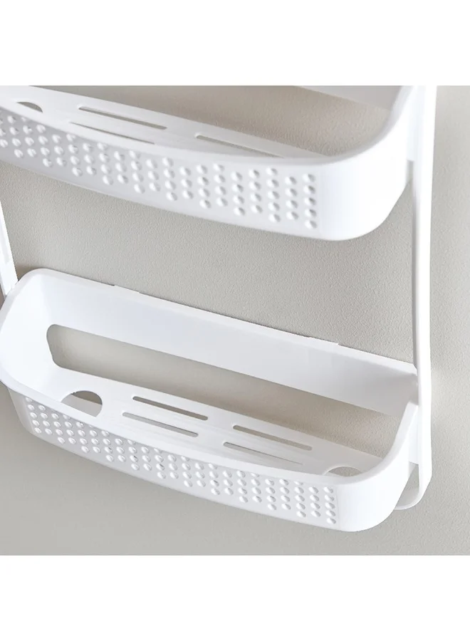 Home Box Bliss 2-Tier Hanging Shower Caddy 32 x 73 x 11 cm
