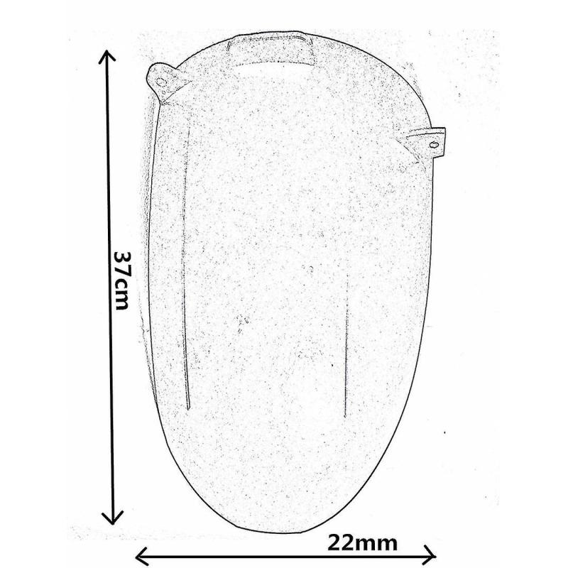 Motorcycle Protection: Black Plastic Shock Absorber Protection - Battery Safeguard Exhaust System Shield for Tiger 900 GT Pro Rally Tiger 850 - Image 4