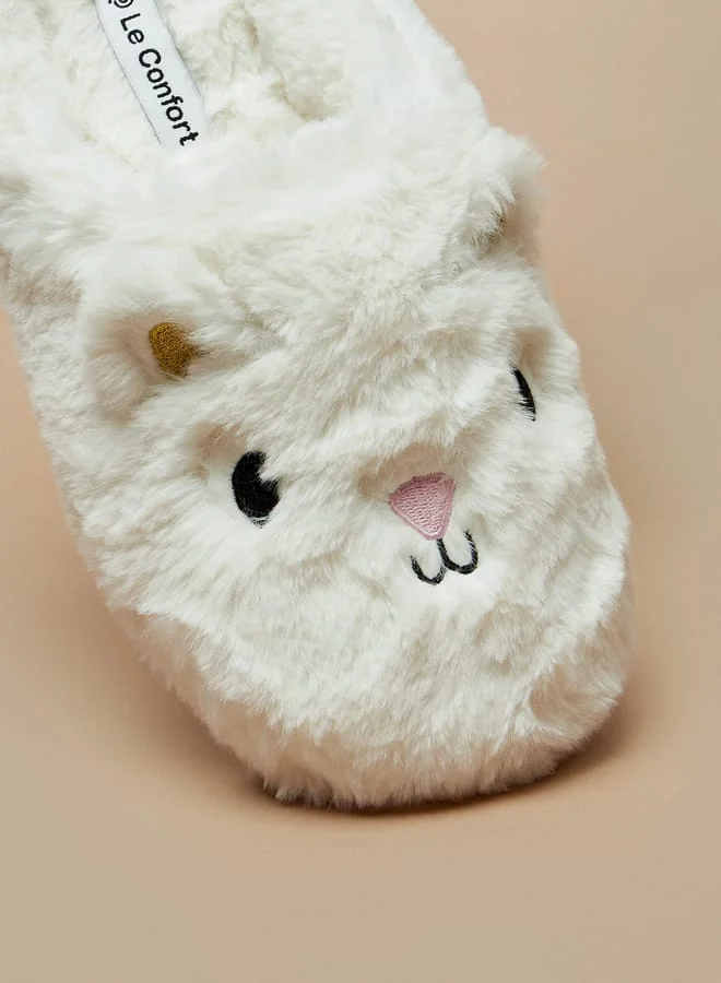 Le Confort Faux Fur Slip-On Bedroom Mules