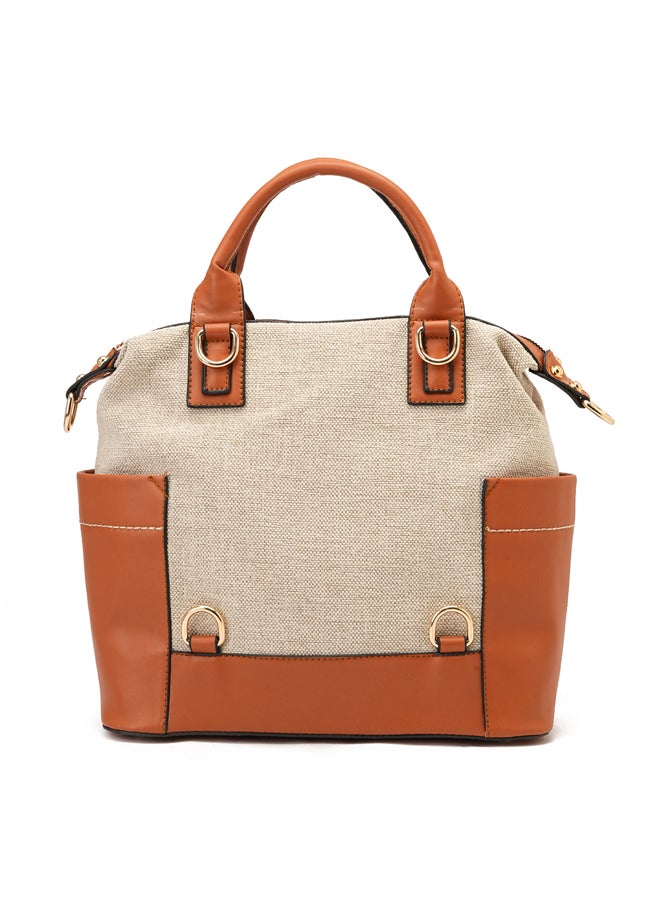 GRINTA Grinta Women Handbag - Havan&Beige  - Image 3