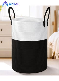 Anmi 80L Laundry Basket Black&White（42 x 55cm）  - Image 1
