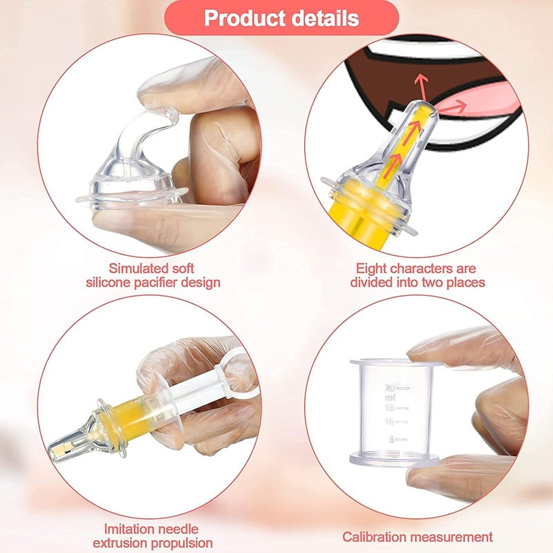 Eforlike Soft Tip Cat & Dog Syringe Bottles - Oral Pet Feeding Kit for Nursing Puppies & Kittens - Image 4