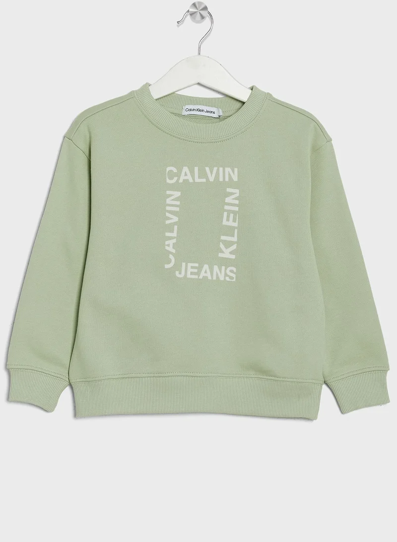 Calvin Klein Jeans Kids Logo Sweatshirt