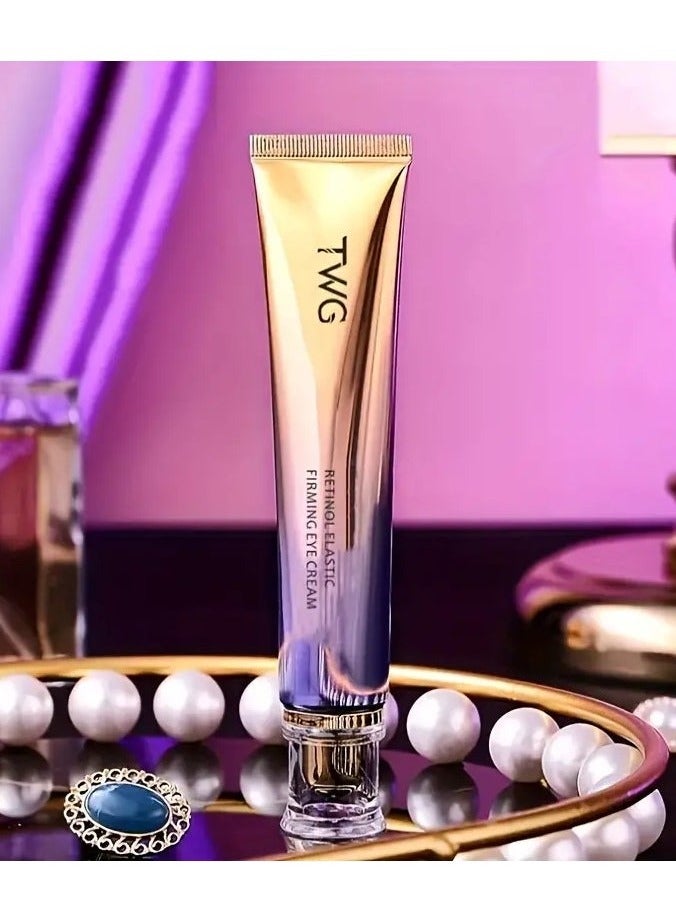 TWG 30g Hyaluronic Acid Rich Retinol Eye Cream - Deeply Moisturizing, Tightening, and Wrinkle Smoothing for a Radiant Youthful Look - Suitable for All Skin Types, Including Delicate Eye Area, Non-Irritating, and Alcohol-Free - Image 1