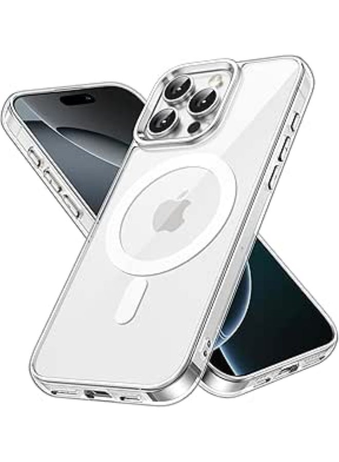 iPhone 16 Pro Case – MagSafe Compatible Clear Slim Shockproof Protective Cover with Wireless Charging Support