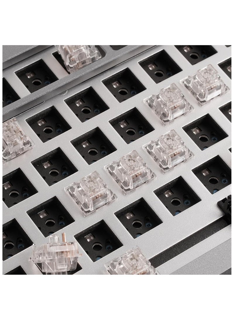 Akko V3 Crystal Pro Keyboard Switch with Dustproof Stem for Mechanical Gaming Keyboard, 43gf Actuation Force Key Switches (45pcs)