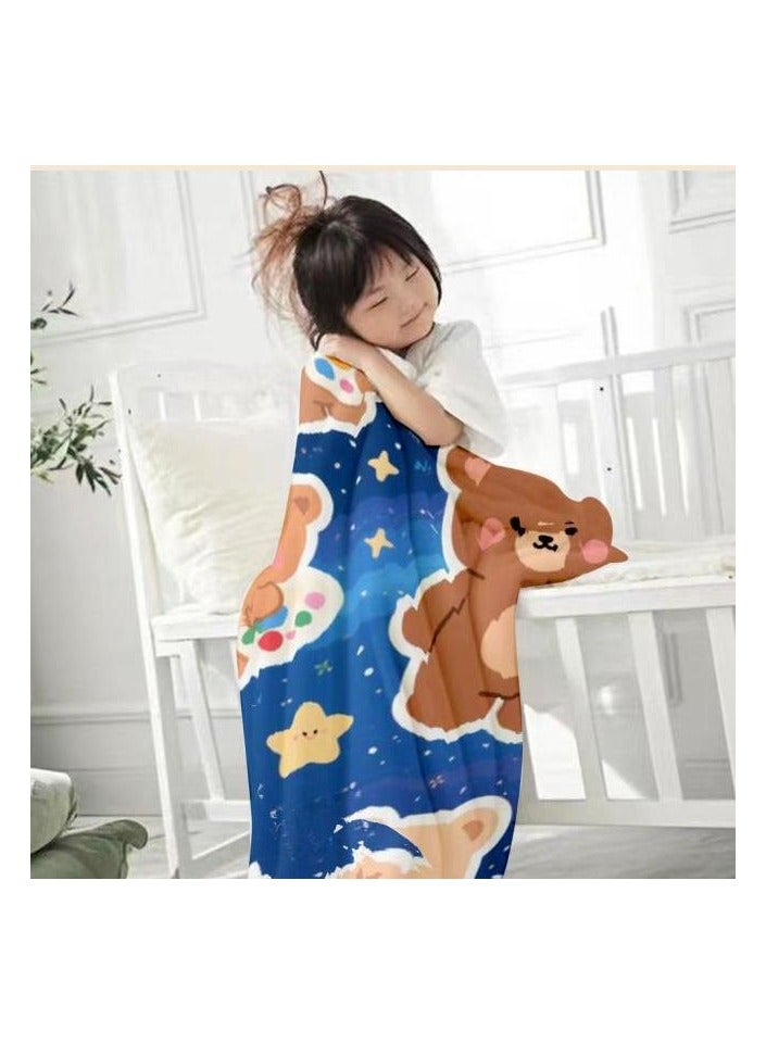 general Flannel thin blanket (warm and comfortable, suitable for sleep, gaming, dust removal and sandproof) 150cm*200cm - 932 - Image 4