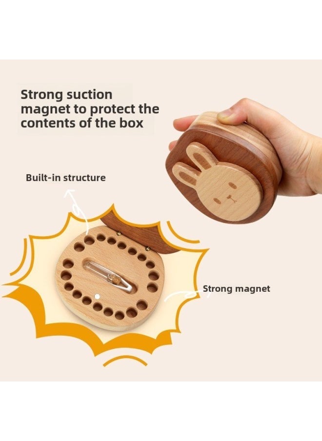 12 Zodiac Baby Teeth Box Children's Commemorative Box Boys And Girls Baby Teeth Lanugo Collection Box Birthday Gift Toys-color:monkey●baby Tooth Box - Image 4