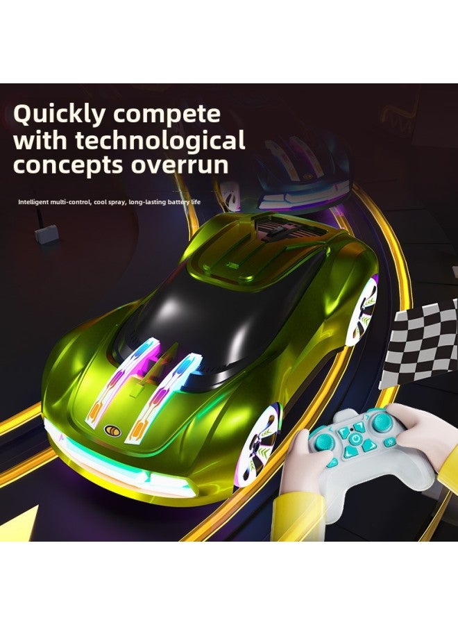 إسكدنيا JJRC Energy Cool Light Spray Concept Stunt Drift Sports Car ألعاب أطفال سيارة تحكم عن بعد هدية بالجملة - اللون: موديل B أزرق + ساعة تحكم عن بعد - Image 3