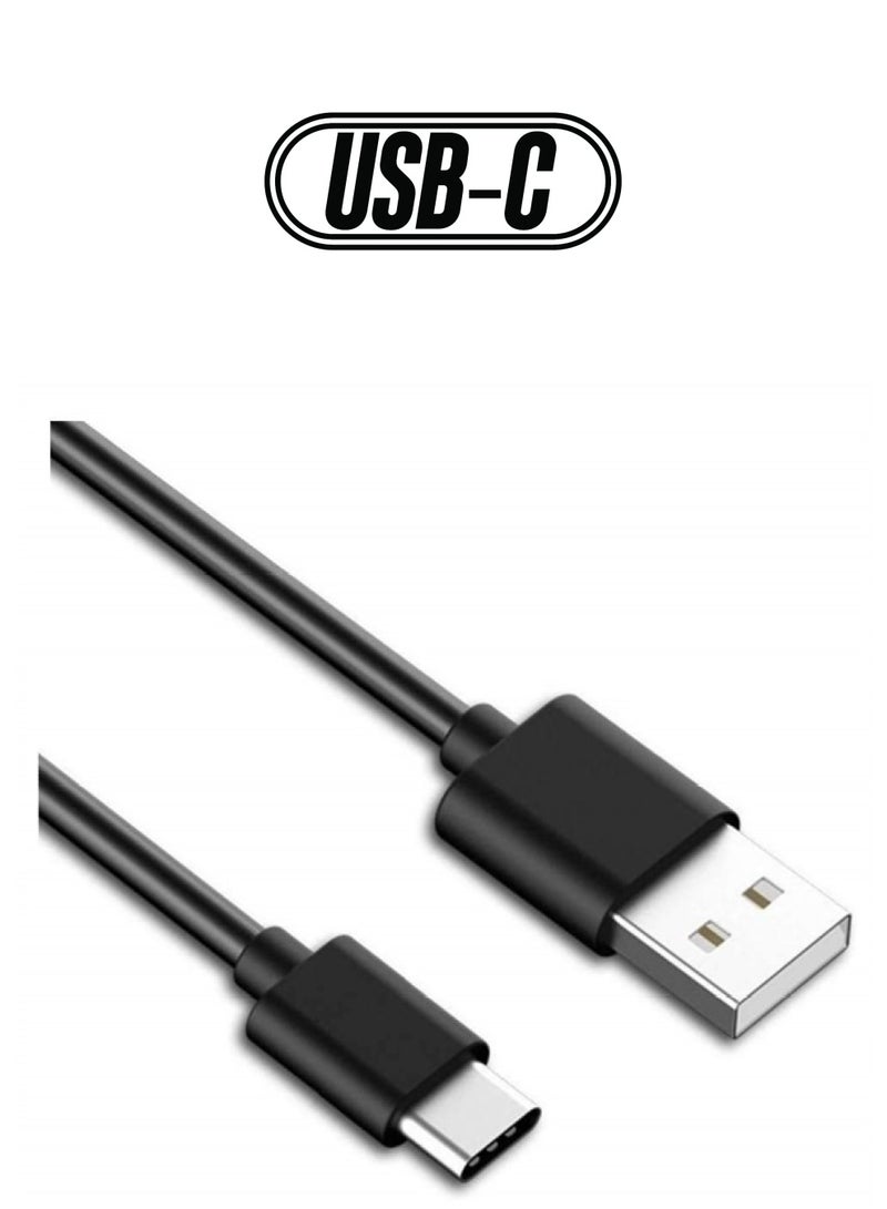 USB-C Type C Charging Cable Cord Wire for Newest Power Banks Compatible with iWalk, Spigen PocketBoost, INIU, RAVPower, BONAI, Anker USB-C & Other PowerBanks with USB C Input Port