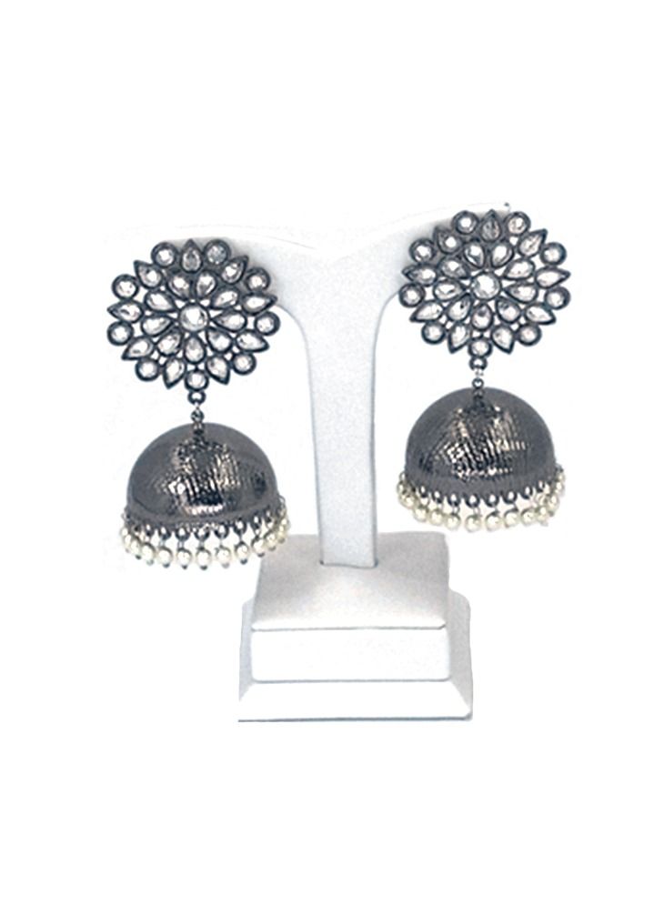 GOHONA GOHONA Bollywood Style Indian Traditional Jhumka Earring for Women  - Image 2