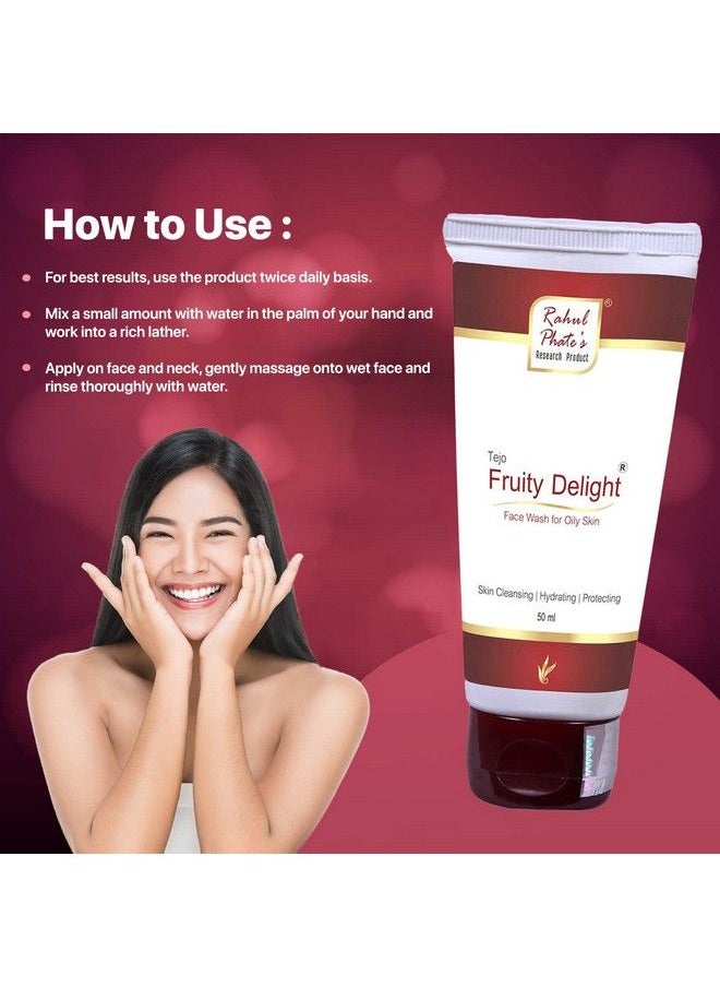 Rahul Phate's Research Product Tejo Fruity Delight Face Wash 100Ml  - Image 4