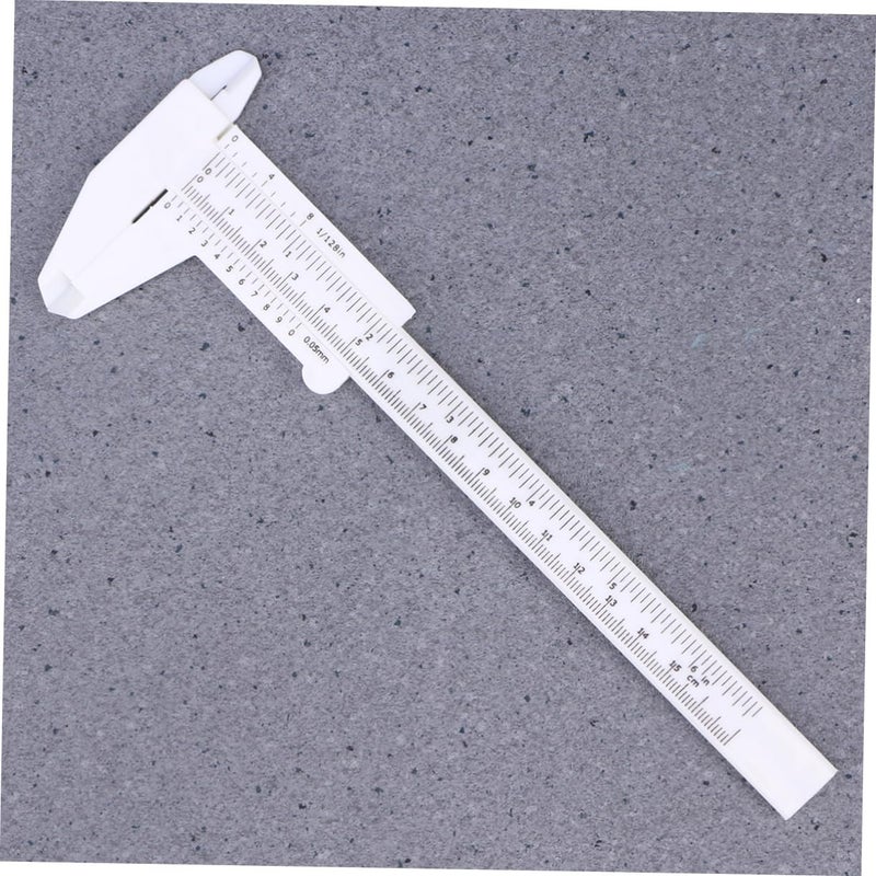 Manual Caliper Pocket Micrometer 150mm White Outside Measuring Tool - Image 3