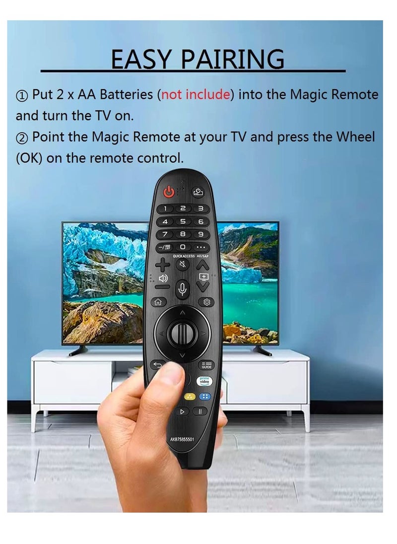 Generic - Remote Control for LG TV NO Voice Function AKB75855501 Remote Replacement Compatible with All LG TV Models AN-MR20GA AN-MR600G AN-MR650G ANMR650A etc.(NO Voice Function) - Image 1