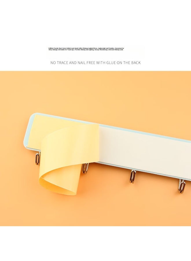 Chahua Hook, Bathroom Strong Adhesive Hook, Clothes Hanger, Door Back Hook, 6 Hooks In A Row - Image 2
