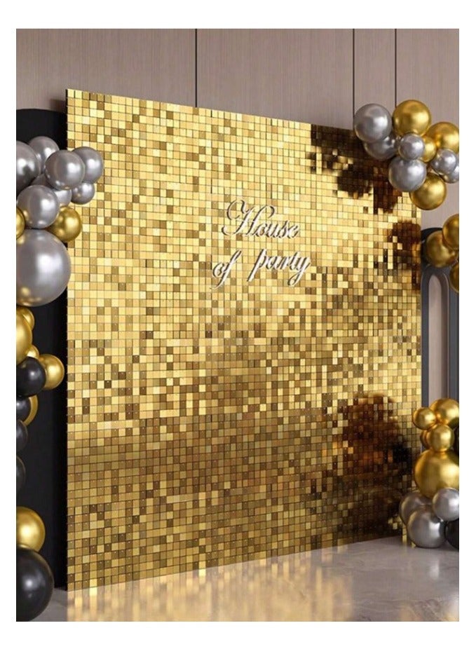GOLD Foil Backdrop 2m Length 1m Width Glitter Foil Backdrop for Wedding Birthday Baby Shower Party Decoration  - Image 3