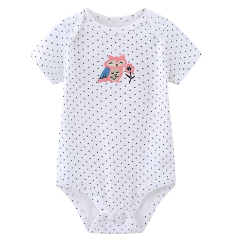 Ruliby Baby Gril Bodysuit and Pant Set Cotton Soft Newborn Clothes Outfits 69 month - Image 3