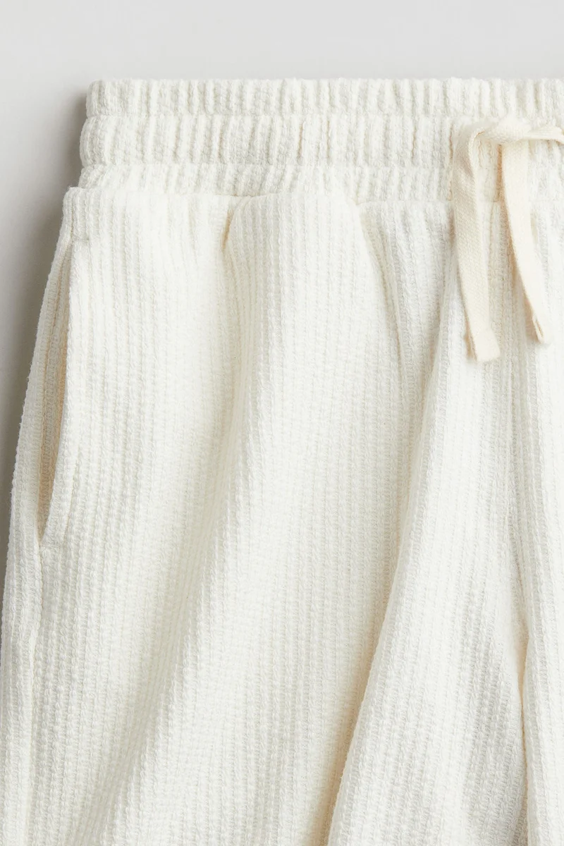 H&M Textured-knit shorts